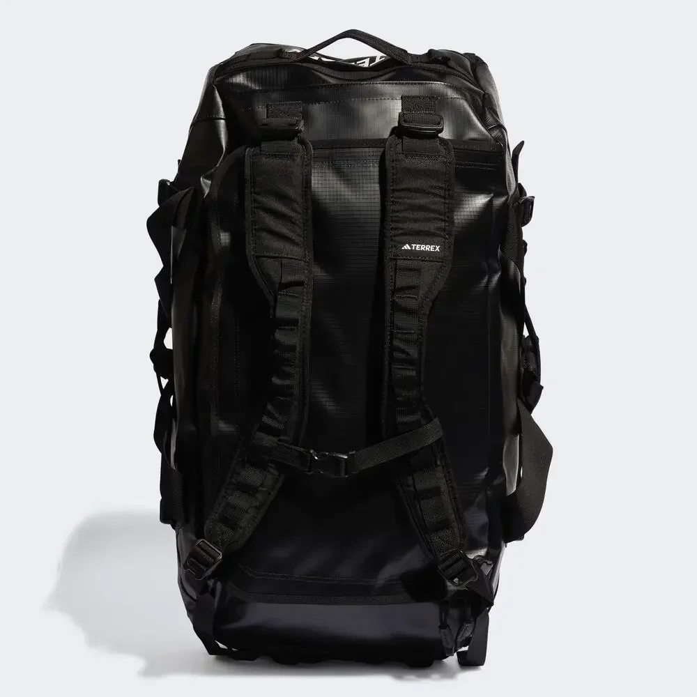 adidas Terrex backpack Duffel Bag Black Adjustable Strap 100L IC5652